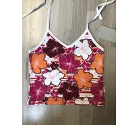 F2 Neckholder Ava red Damen warm weich Sommer Sonne Oberteil Top M