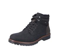 Rieker Herren Schnürstiefeletten F3611 – wasserabweisend, riekerTEX – Schwarz (00) Gr. 43