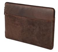 Fa.Volmer ® braune Laptop-Tasche aus echtem Büffel-Leder für MacBooks, Notebooks, Laptops und Tablets bis zu Einer Größe von 17″ I 28 x 39 cm | Aktentasche A4 | VO2402-Brown