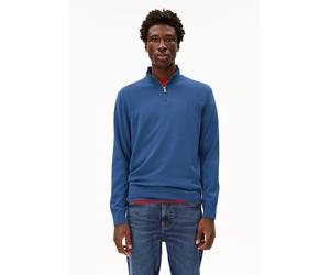 FAABES STRICK-TROYER | 100% Bio-Baumwolle - blau (XXL)