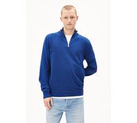 FAABES STRICKPULLOVER | 100% Bio-Baumwolle - blau (S)