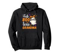 Fab Boo Lous Grandma Ghost Fabulous Halloween Matching Pullover Hoodie