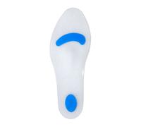 FabaCare Corbby Schuheinlage Fresil Insole, Premium Einlegesohle aus Gel-Silikon, orthopädische Einlage mit Pelotte, Größe: L 43-44