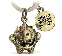 FABACH Kummermampfer Schlüsselanhänger Cyklops - Viel Glück Glücksbringer Schlüsselanhänger Kummerfresser - Viel Erfolg Glücksbringer Prüfung - Geschenk Glücksbringer Du schaffst das