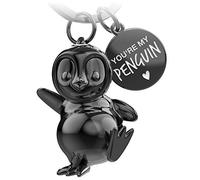 FABACH Pinguin Schlüsselanhänger Breezy - Pinguin Glücksbringer Geschenke Freundin oder Freund - Partner Geschenk Liebe Schlüsselanhänger zu Geburtstag, Jahrestag - Gravur You're my penguin