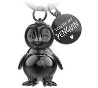 FABACH Pinguin Schlüsselanhänger Frosty - Pinguin Glücksbringer Geschenke Freundin oder Freund - Partner Geschenk Liebe Schlüsselanhänger zu Geburtstag, Jahrestag - Gravur You're my penguin
