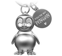 FABACH Pinguin Schlüsselanhänger Frosty - Pinguin Glücksbringer Geschenke Freundin oder Freund - Partner Geschenk Liebe Schlüsselanhänger zu Geburtstag, Jahrestag - Gravur You're my penguin