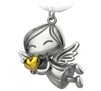 FABACH Schutzengel Schlüsselanhänger Lucky mit Herz - Engel Glücksbringer Schlüsselanhänger Liebe - Geschenk Schutzengel Glücksbringer - Engel mit Herz als Geschenkidee für Freundin