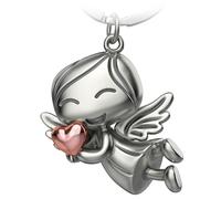 FABACH Schutzengel Schlüsselanhänger Lucky mit Herz - Engel Glücksbringer Schlüsselanhänger Liebe - Geschenk Schutzengel Glücksbringer - Engel mit Herz als Geschenkidee für Freundin
