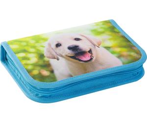 Faber-Castell - EBERHARD FABER Schüleretui Hund 42-teilig befüllt