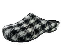 Fabia Damen Pantolette Hausschuh von Berkemann aus Filz mit Fußbett Filzclog Damenhausschuh Pantoffel, geeignet für den Einsatz von Maß-Einlagen