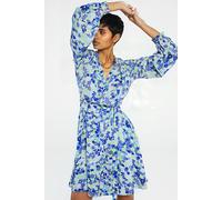 Fabienne Chapot Dorien Frill Dress Riad Blue/acapulco G Größe: 42 | Blusenkleider Outlet | Damen | Blau