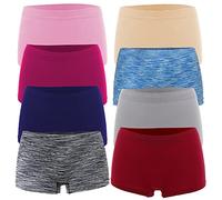 Fabio Farini Damen Panties 6/12/18/24 Pack Hipsters Boxershorts nahtlos, Seamless aus Microfaser-Gewebe Set Pantys im Multipack 24er Pack in Größe 36-38