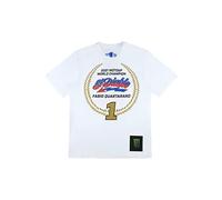 FABIO QUARTARARO T-Shirt El Diablo 20 Weltmeister MotoGP offiziell, weiß, XL