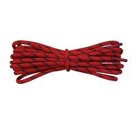 Fabmania® Laces Rot und Schwarz Runde Schnürsenkel - 120 cm