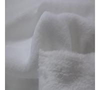 Fabrics-City weiß Doubleface Kuschelweicher Wellnessfleece Stoff Antipilling Fleecestoff Microfleece Polarfleece Fleece für Nähen und Bekleidung hochwertiger kuschelige Textilien, 3338