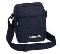 Fabrizio Bench kleine Umhängetasche Schultertasche Small Shoulderbag Crossbag 64153, Farbe:Dunkelblau/Weiss, Einheitsgröße