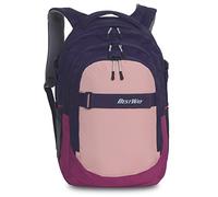 Fabrizio Bestway Evolution Air Schulrucksack Daypack Backpack Rucksack Schulranzen 40177, Farbe:Dunkelblau/Rosa