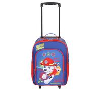 Fabrizio Paw Patrol Chase Marshall Skye Kinder Trolley Kinderkoffer Weichgepäck Polyester 32 x 42 x 16/21 cm Vol. 17 l (Blau Marshall)