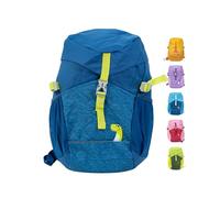 Fabrizio® Kinderrucksack 12L - Leichter & robuster Rucksack für Kinder ab 3 Jahren - Gepolsterte Träger & Brustgurt - Viel Stauraum & reflektierende Elemente - Perfekt für Wanderausflüge - marineblau