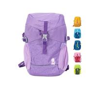 Fabrizio® Kinderrucksack 12L - Leichter & robuster Rucksack für Kinder ab 3 Jahren - Gepolsterte Träger & Brustgurt - Viel Stauraum & reflektierende Elemente - Perfekt für Wanderausflüge - flieder
