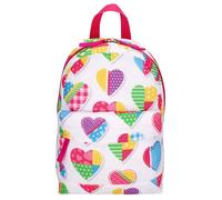 Fabrizio Kinder Rucksack Herzen weiss/bunt