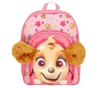 Fabrizio Patrol Rucksack Kindergartenrucksack für Mädchen von 3-6 Jahren mit Skye und abstehenden Plüschohren, Tasche für Kindergarten und Kita 31cm x 24cm x 13cm - 8L Rosa Einheitsgröße