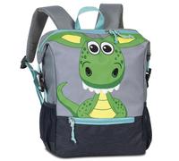 Fabrizio Go Green Kinderrucksack Kindergarten Rucksack Mädchen Jungen 20643, Farbe:Dunkelgrau