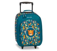 Fabrizio leichter Kindertrolley Kabinen Kinderkoffer Kindergepäck 20672, Farbe:Türkis