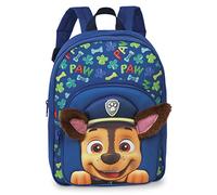 Fabrizio Patrol Rucksack - Kindergartenrucksack für Jungen von 3-6 Jahren mit Chase und abstehenden Plüschohren, Tasche für Kindergarten und Kita - 31cm x 24cm x 13cm - 8L blau, Einheitsgröße
