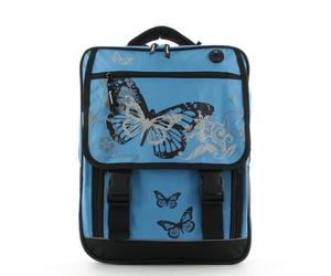 Fabrizio Schulranzen Schulrucksack mit Drachenmuster Türkis
