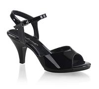 Fabulicious BELLE-309, Damen Offene Sandalen, Schwarz (Blk/Blk), 38 EU (5 UK)
