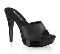 Fabulicious COCKTAIL-501L, Damen Offene Sandalen, Schwarz (Blk Leather/Blk), 39 EU (6 UK)