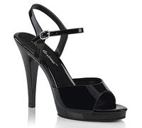 Fabulicious Damen Flair-409 Sandale, schwarz/schwarz, 49 EU