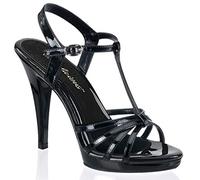 Fabulicious FLAIR-420 Plateausandaletten schwarz, Größe:EU-43 / US-12 / UK-9
