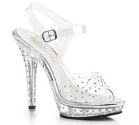 Fabulicious LIP-108RS, Damen Offene Sandalen, Transparent (Clr/Clr), 38 EU (5 UK)