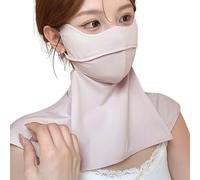 Face Covering, Sun Face Masque, Breathable Dust-Proof Shield, Ice Silk Cold-Feeling Fabric, Lightweight Comfort, Ideal for Driving, Fishing, Travel, Outdoor Sports, and Sun Protection, 28x25x1cm