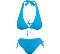 FackLOxc Damen Badeanzug Zweiteilig Neckholder Hoch Geschnitten Tanga Push Up Bikinis Schnürung Badebekleidung Badeanzüge Strandmode Damen Mit Neckholder