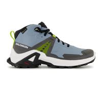 Salomon X Raise Mid Kinderschuh faded denim/indigo bunting/acid lime