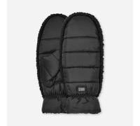 Fäustlinge aus UGG®fluff für Damen in Black, Größe L/XL, Nylon/Recycelte Materialien 101019-BLK-L/XL