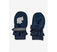 Sterntaler Unisex Kinder Daumen Eisbär Fäustlinge, Marine, 3