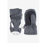 Sterntaler - Fäustlinge EMMI mit Klett gefüttert in eisengrau Gr.3