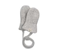 Fäustlinge MAXIMO, Baby, Gr. 6M, grau (grau, meliert), Fleece, Baumwolle, meliert, Handschuhe Fäustlinge, Baumwolle, Elastisch, Halteband, ohne Daumen (86874614-6M) grau, meliert