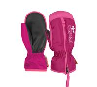 Fäustlinge REUSCH "Ben Mitten", Kinder, Gr. 5, lila (lila, pink), 70% Polyester, 30% Lederimitat, unifarben, Handschuhe Fäustlinge, mit praktischem Reißverschluss (92911624-5) lila, pink
