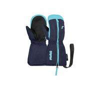 Fäustlinge REUSCH "Tom Mitten", Kinder, Gr. 1, blau, 82% Polyester, 18% Lederimitat, mehrfarbig, Handschuhe Fäustlinge, aus extra atmungsaktivem Material (57691817-1) blau
