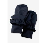 Sterntaler Fäustlinge aus Funktionsmaterial mit Daumen Unisex - Baby und Kinder Handschuhe gefüttert mit wärmendem Baumwollfleece, wasserabweisend, marine, 3