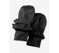 Sterntaler Fäustlinge aus Funktionsmaterial mit Daumen Unisex - Baby und Kinder Handschuhe gefüttert mit wärmendem Baumwollfleece, wasserabweisend, dunkelgrau, 2