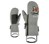 Fäustlinge ZIENER "LE ZOO-Z glove mini", Damen, Gr. 4, grün (grün mud), Obermaterial: 100% Polyester; Innenseite: 100% Polyester; Futter: 100% Polyester; Wattierung: 100% Polyester, Handschuhe Fäustli