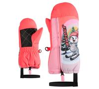 Fäustlinge ZIENER "LEON-Z glove mini", Kinder, Gr. 2,5, rosa (neon pink), Obermaterial: 100% Polyester; Innenseite: 100% Polyester; Futter: 100% Polyester; Wattierung: 100% Polyester, Handschuhe Fäust