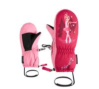 Fäustlinge ZIENER "LEPRINT-Z AS glove mini", Damen, Gr. 1, rosa (pop pink), Obermaterial: 100% Polyester; Innenseite: 100% Polyester; Futter: 100% Polyester; Wattierung: 100% Polyester, Handschuhe Fäu